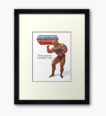 Mister Heman Framed Print
