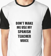 Spanish Teacher Gift for Coworkers Funny Present Idea Graphic T-Shirt