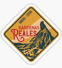 Bardenas Reales Desert 04 - Navarre Spain, T-Shirt + Sticker Sticker