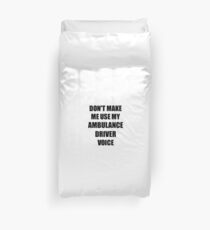 Ambulance Driver Gift for Coworkers Funny Present Idea Housse de couette