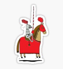 Jumpy Knight Sticker