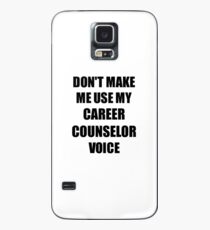 Career Counselor Gift for Coworkers Funny Present Idea Hülle & Klebefolie für Samsung Galaxy