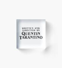QUENTIN TARANTINO MERCH Acrylic Block