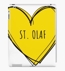 ST. OLAF HEART iPad Case/Skin