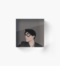 Johnny as Black Cat Acrylic Block