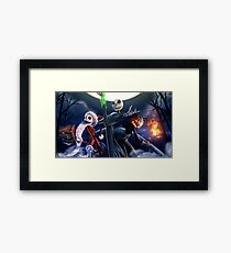 Skellington Christmas Framed Print