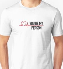 You're my person, Grey's quote Slim Fit T-Shirt