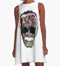 Stan Lee - Man of many faces A-Line Dress