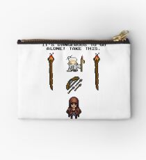 Pixelart retrogaming adventure Studio Pouch