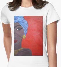 Afrikanerin Tailliertes T-Shirt für Frauen