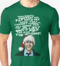 Griswold alternative Weihnachtskarte Slim Fit T-Shirt