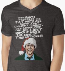 Griswold alternative Christmas card Men's V-Neck T-Shirt