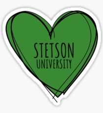 STETSON UNIVERSITY HEART Sticker