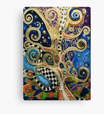 The Changing Seasons of Klimt Canvas Print