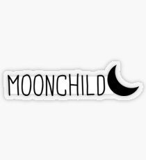Moon Child Transparent Sticker