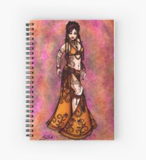 Capricorn Tribal Belly Dancer Spiral Notebook
