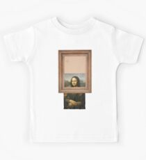 Banksy - Mona Lisa is in the bin Kids Tee