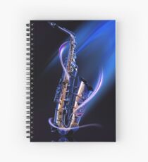 Magical Saxophone Spiral Notebook