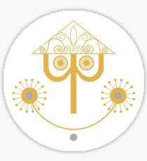 Small World Clock Sticker