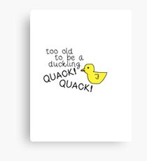 quack! quack! Metal Print