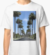 Tall California Palm Trees Photograph Classic T-Shirt