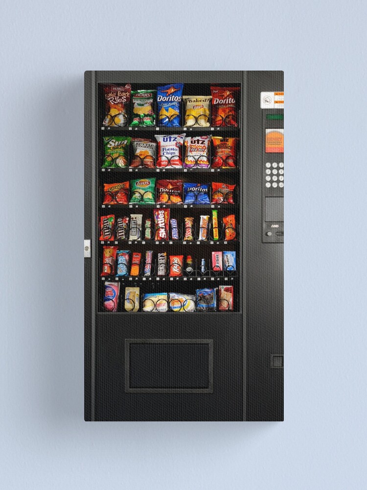 "Vending Machine" Canvas Print by sansasnark Redbubble