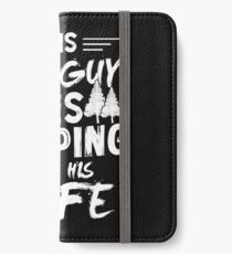 This guy loves camping with his wife iPhone Wallet/Case/Skin