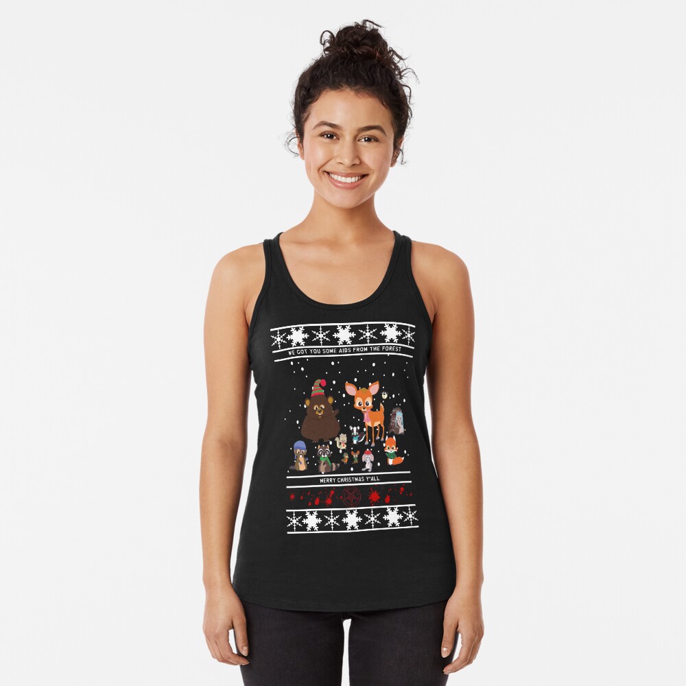 Woodland Critters Racerback Tank Top