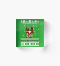 Lu Kim Christmas Acrylic Block