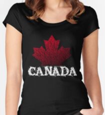 Canada Women's Fitted Scoop T-Shirt