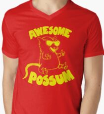 Awesome Possum Men's V-Neck T-Shirt