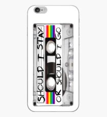 Vinilo o funda para iPhone Cassette retro vintage 80s Extraño