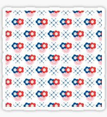 Seamless pattern with buttons. Sewing, needlework Sticker