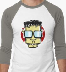 Geek face Men's Baseball ¾ T-Shirt