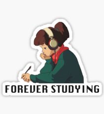 Forever Studying Sticker