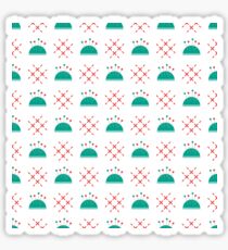 Sewing and needlework seamless pattern. Sticker