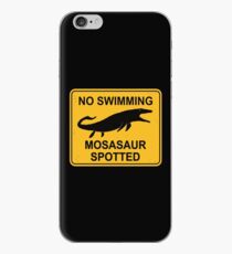Mosasaur - No Swimming! iPhone Case