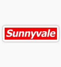Sunnyvale supreme parody Sticker