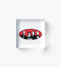 Pulp Fiction red/black print Acrylic Block