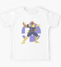 Captain Falcon - Super Smash Bros. Ultimate Kids Tee