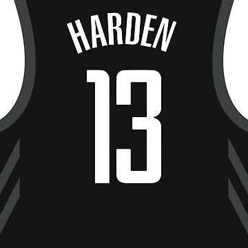 James Harden White Rockets Jersey Sticker for Sale by