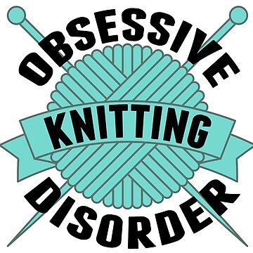 Cute Obsessive Knitting Disorder Tote Bag for Sale by