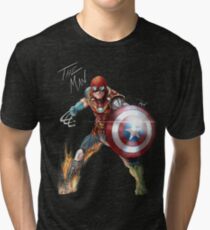 One with his universe. Tri-blend T-Shirt