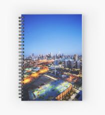 Melbourne Night Scape Spiral Notebook