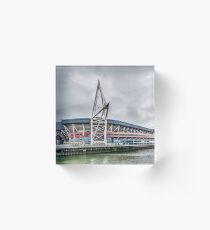 Principality Stadium North View Acrylic Block