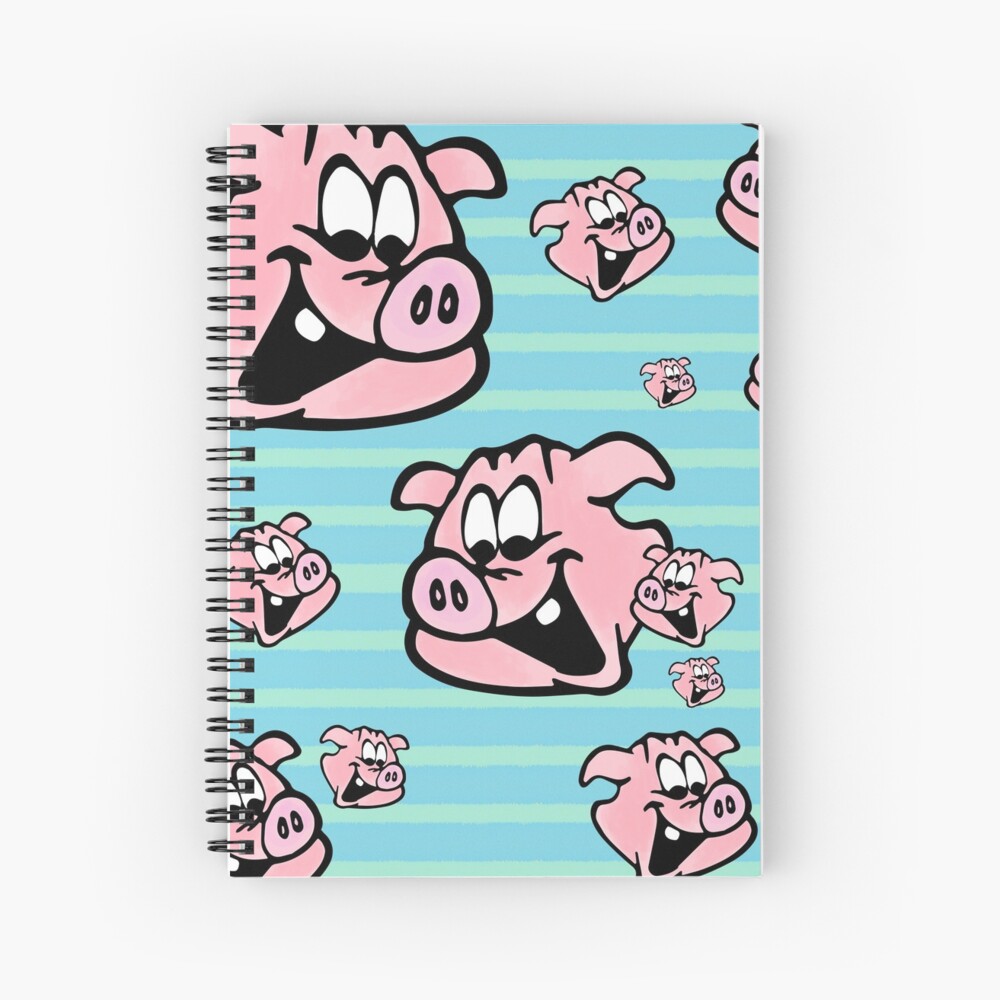 Lachende Schweine Spiralblock