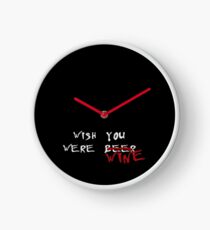 Wish you were wine Clock