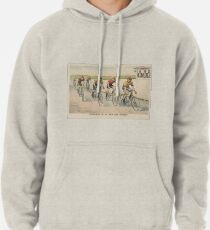 Sudadera con capucha Ilustración de carrera ciclista vintage (1894)