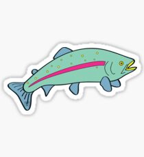 Salmon Fish Sticker