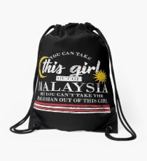 Malaysia nationality Drawstring Bag